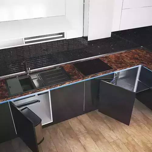 Kitchen Furniture V 3D model