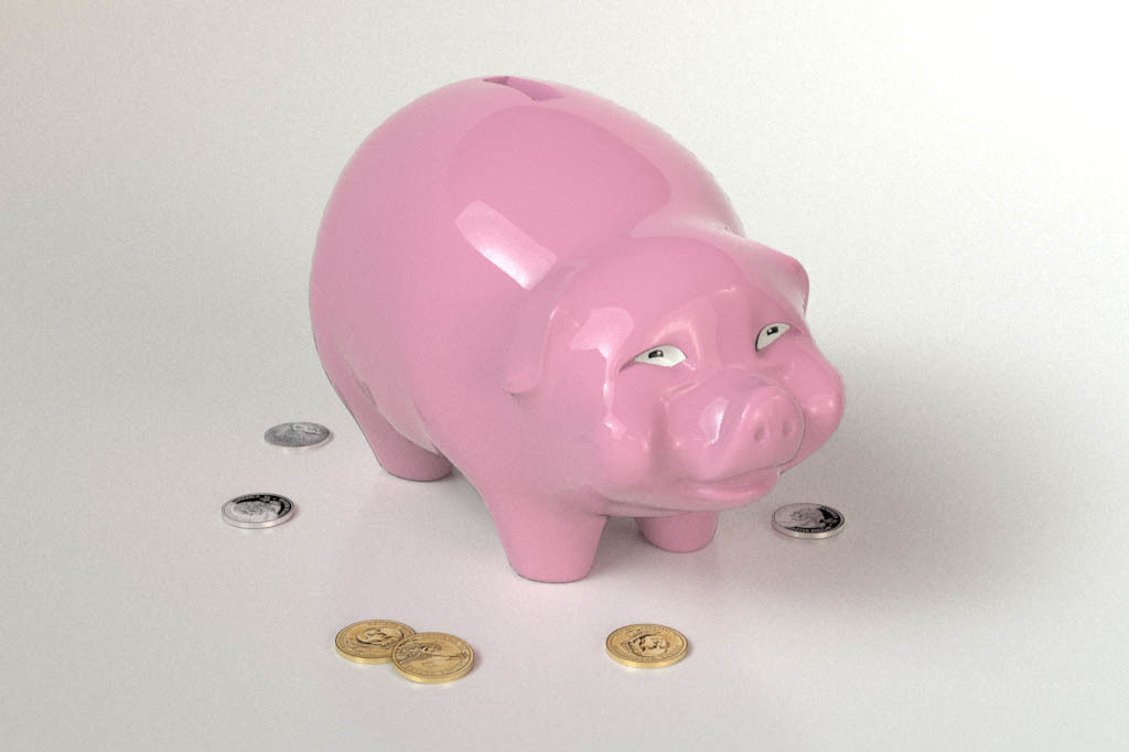 Piggy Bank 3D model_9