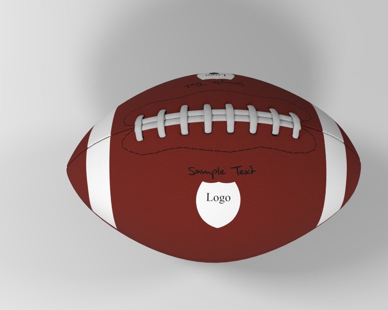 Football american 3D model_4