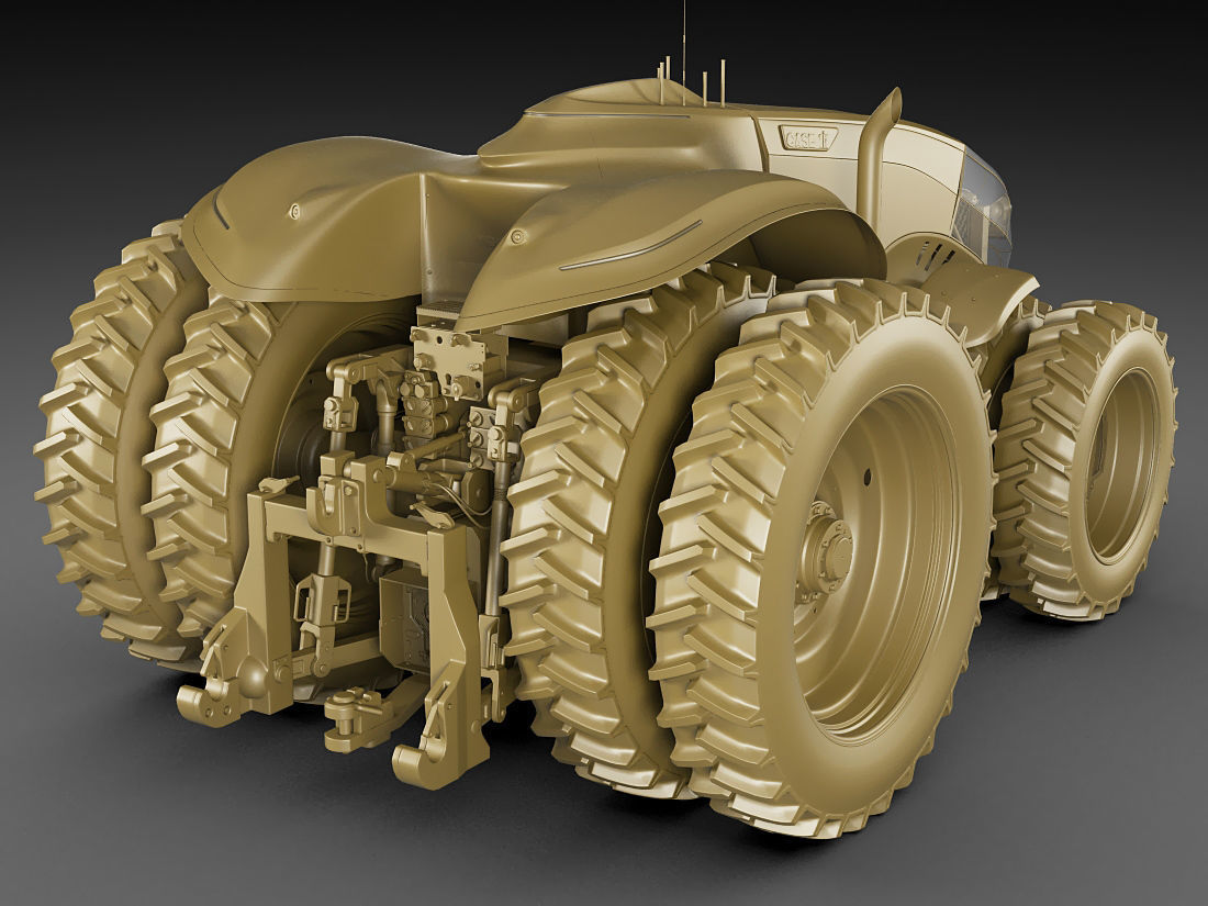 Case IH Autonomous Concept Tractor 3D model_21
