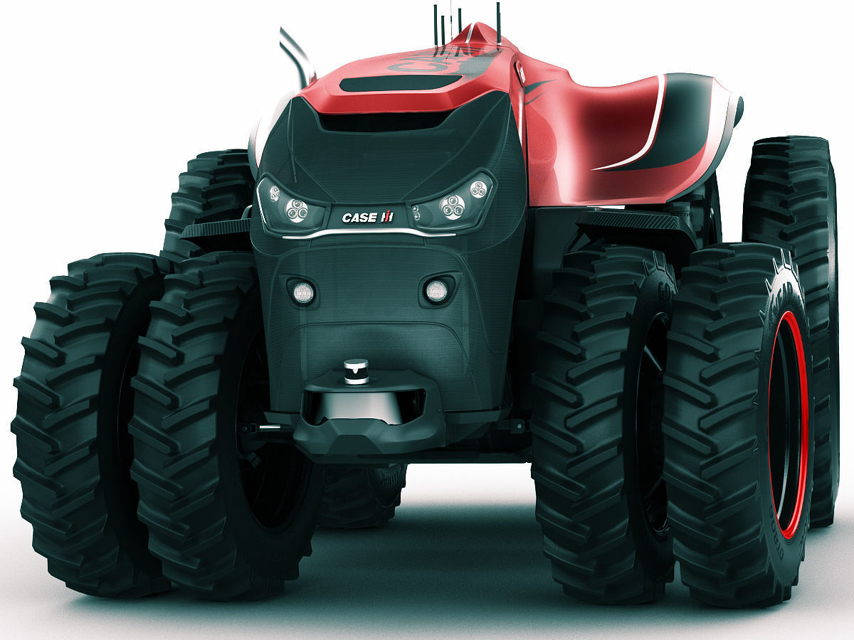 Case IH Autonomous Concept Tractor 3D model_14