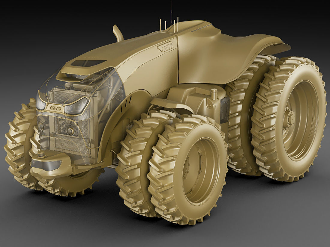 Case IH Autonomous Concept Tractor 3D model_20