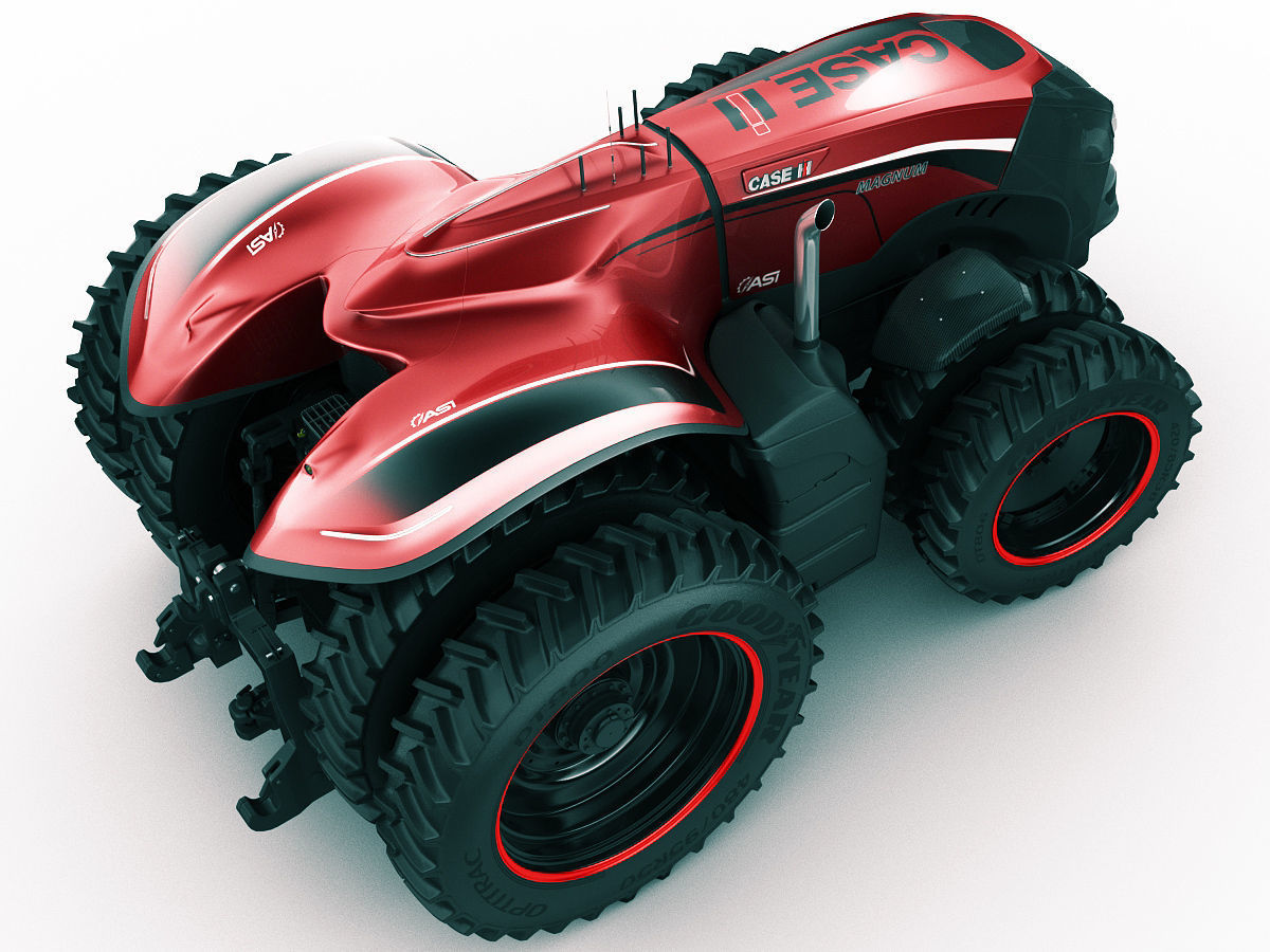 Case IH Autonomous Concept Tractor 3D model_11