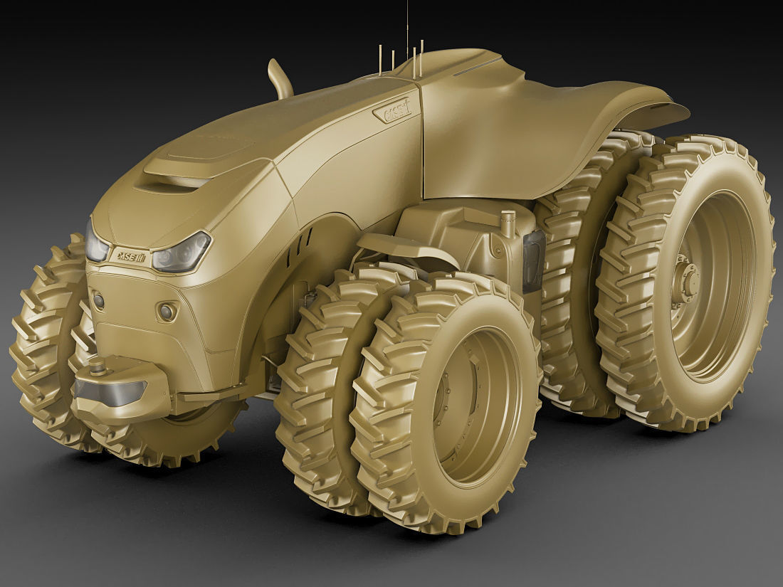 Case IH Autonomous Concept Tractor 3D model_19