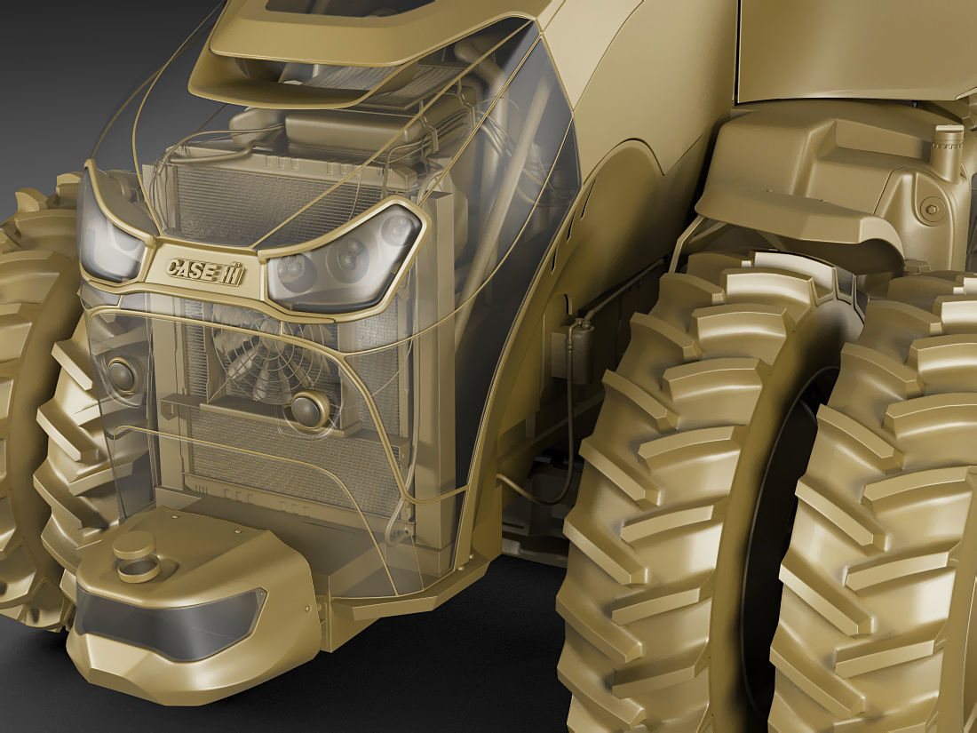 Case IH Autonomous Concept Tractor 3D model_22