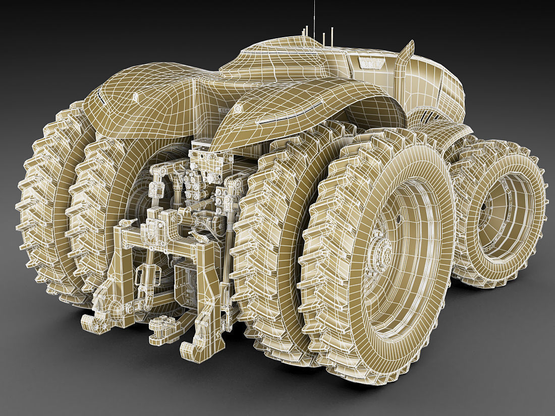 Case IH Autonomous Concept Tractor 3D model_26