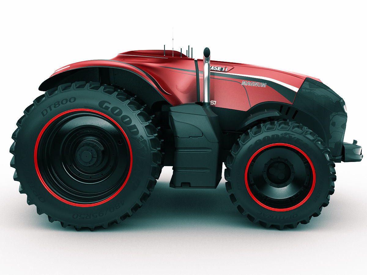 Case IH Autonomous Concept Tractor 3D model_2
