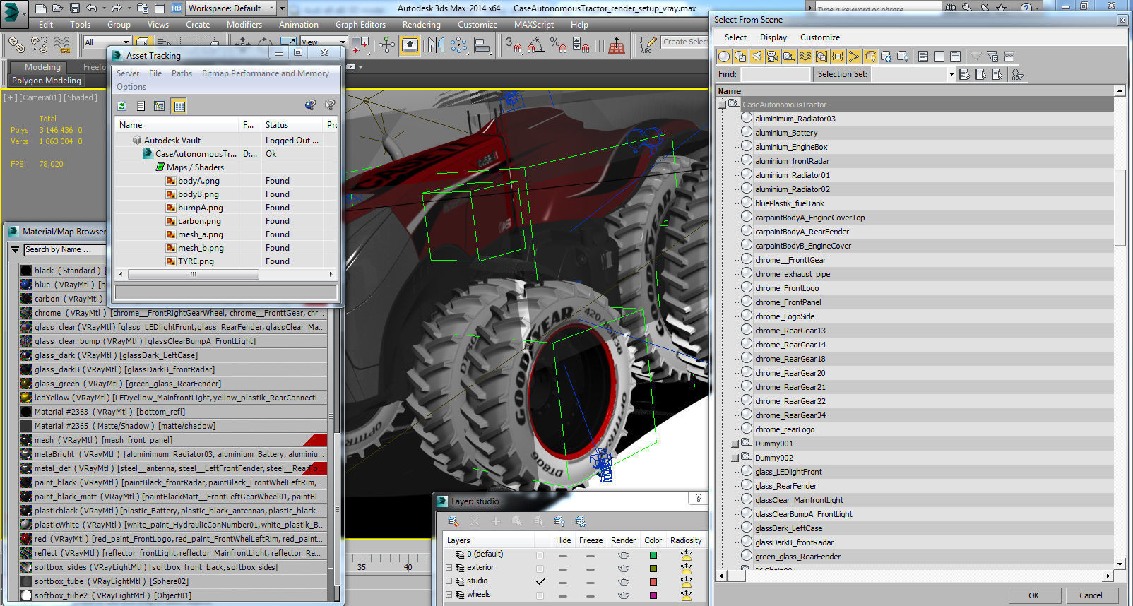 Case IH Autonomous Concept Tractor 3D model_27