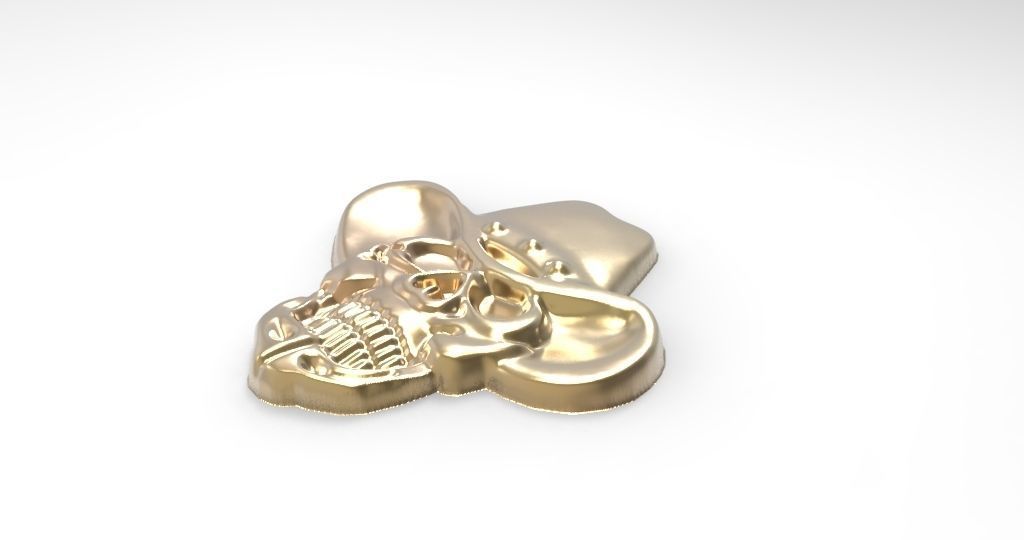 skull 3d model 3D print model_1