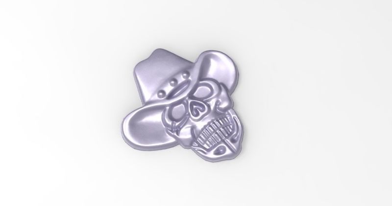 skull 3d model 3D print model_2