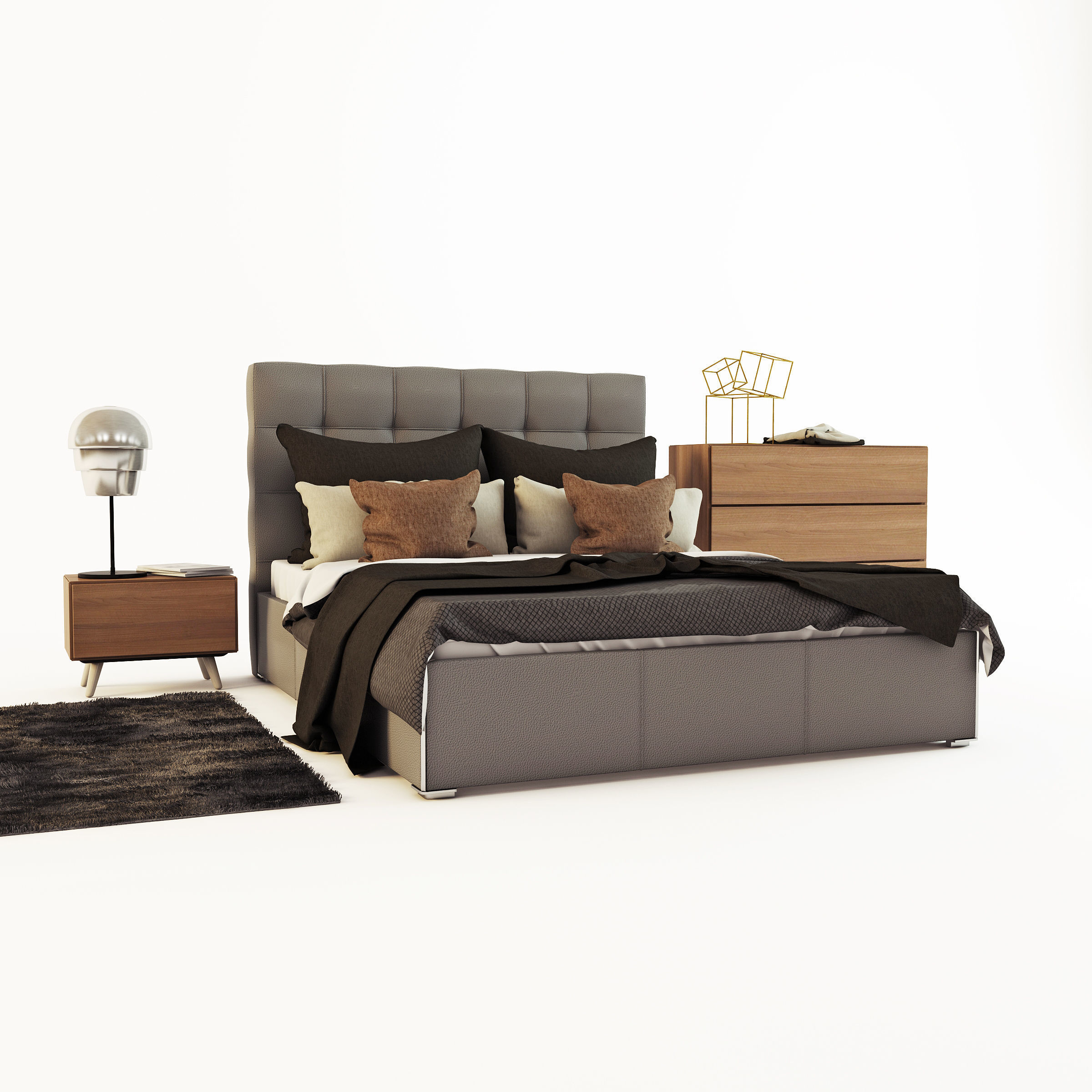 BoConcept Mezzo Bed 3D model