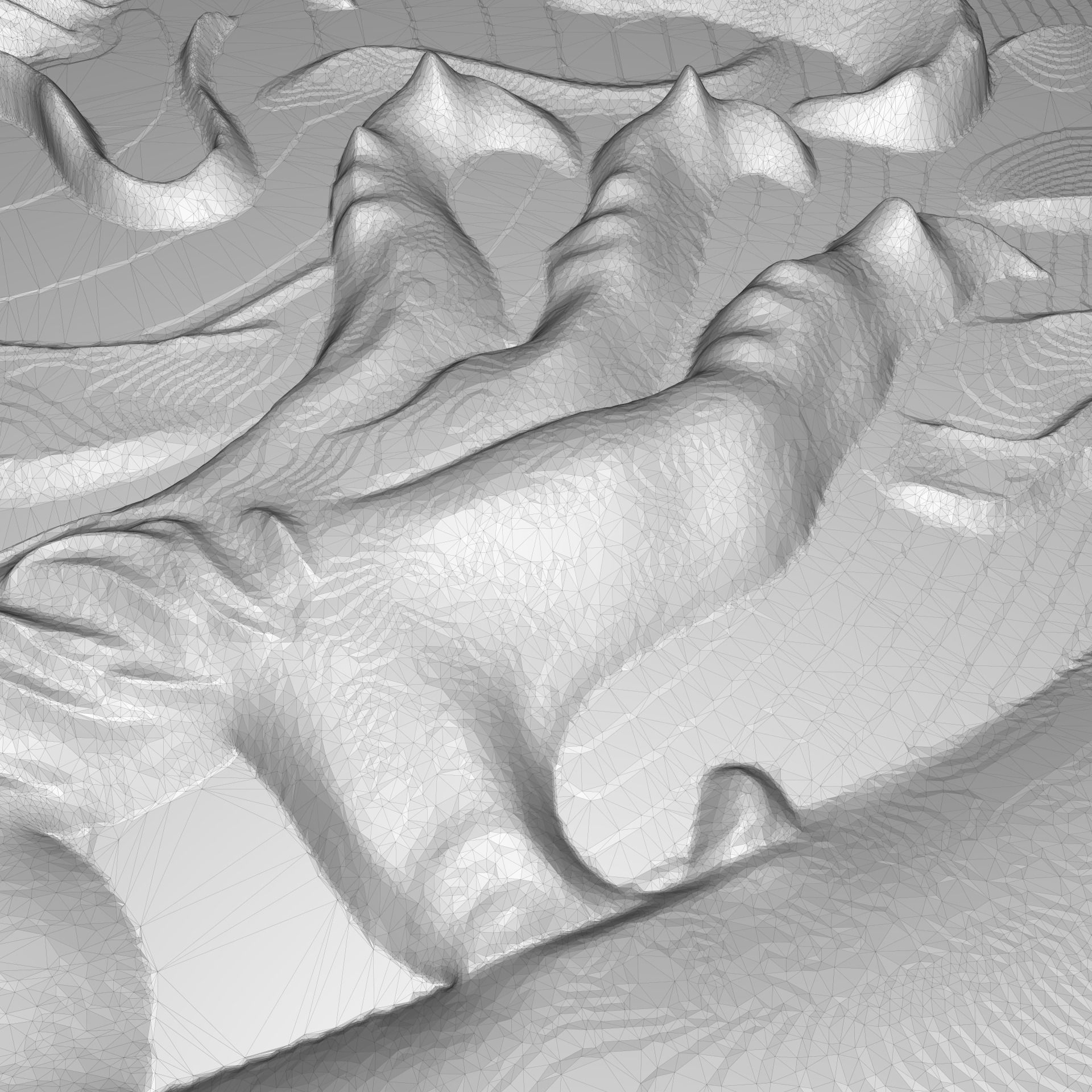 Chinese Dragon in circle bas relief for CNC 3D print model_5