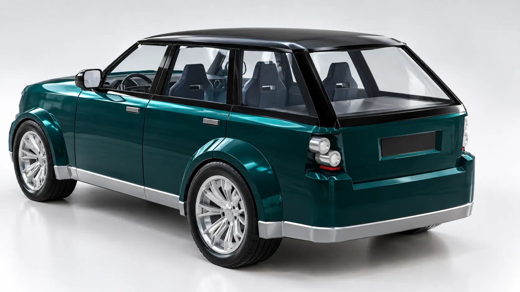 3D model Luxury SUV Low Poly 3D Model VR / AR / low-poly | CGTrader