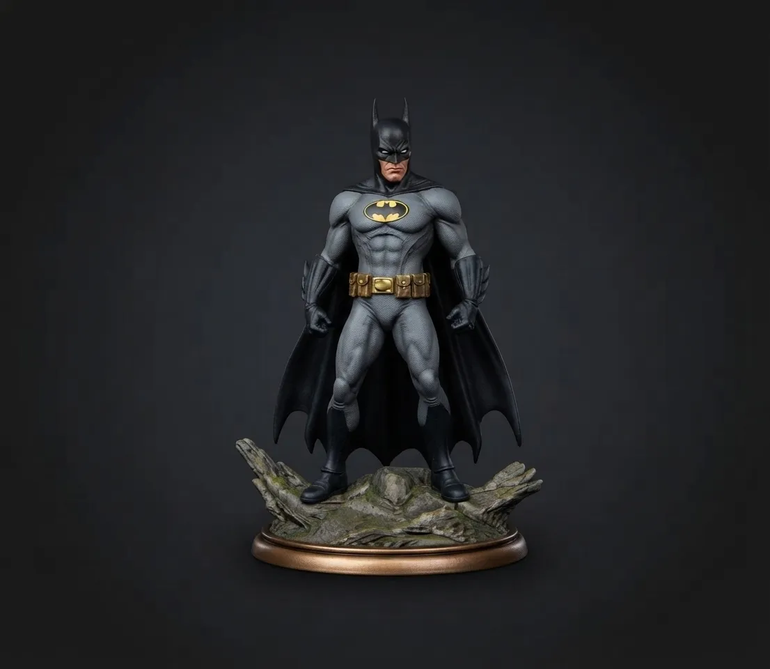 Justice League Batman Armored Statue 3D print model