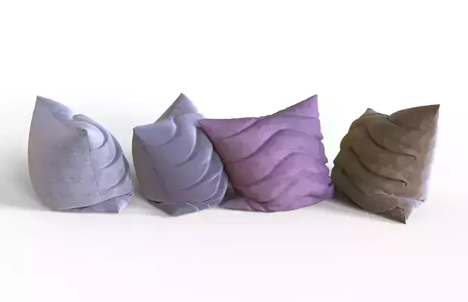Pillow wavy pillows