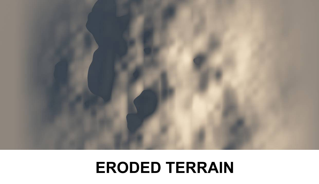 3d Terrain Eroded 3D model_2