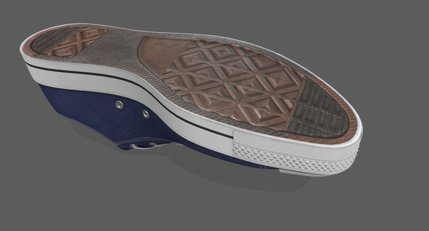Realistic Sports Sneakers 3D model_7