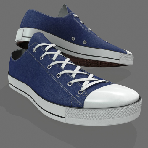 Realistic Sports Sneakers 3D model Realistic Sports Sneakers 3D model