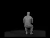 Modern Seated Soldier 3D model 3D printable | CGTrader