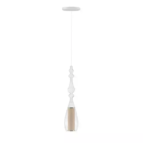 Ceiling Lamp with Wire Shade 01