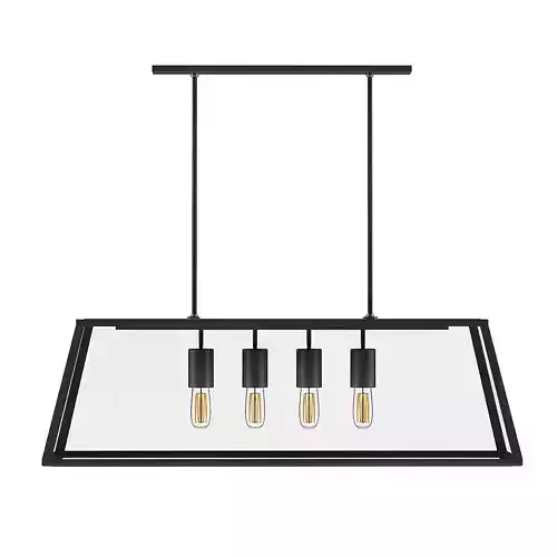 Ceiling Lamp in Glass Cage