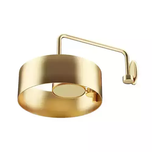 Golden Metal Wall Lamp