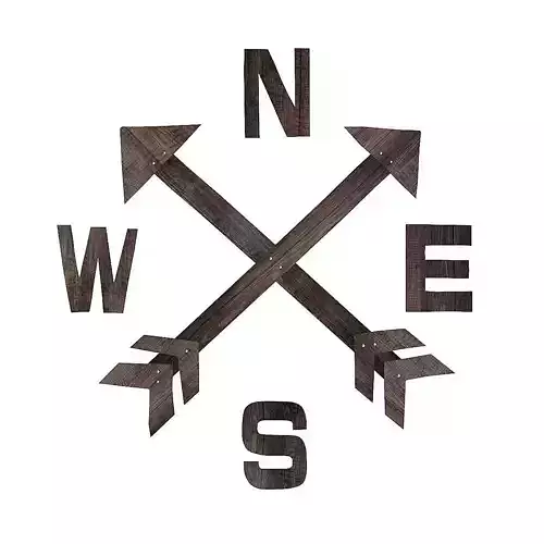 Compass Rose Wall Decoration