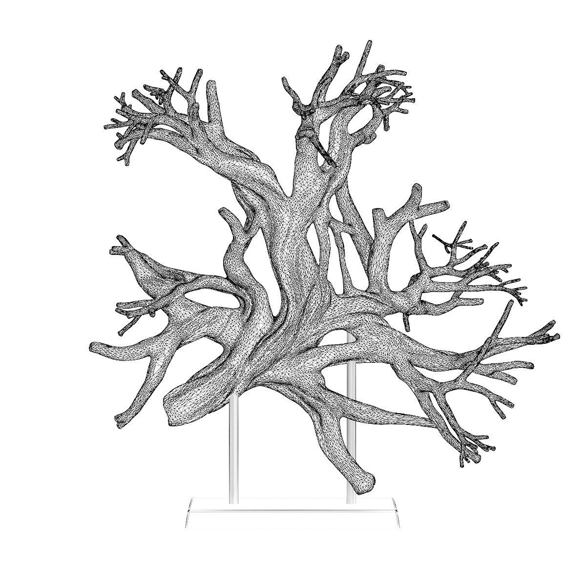 Tree Root Decoration 3D model_4