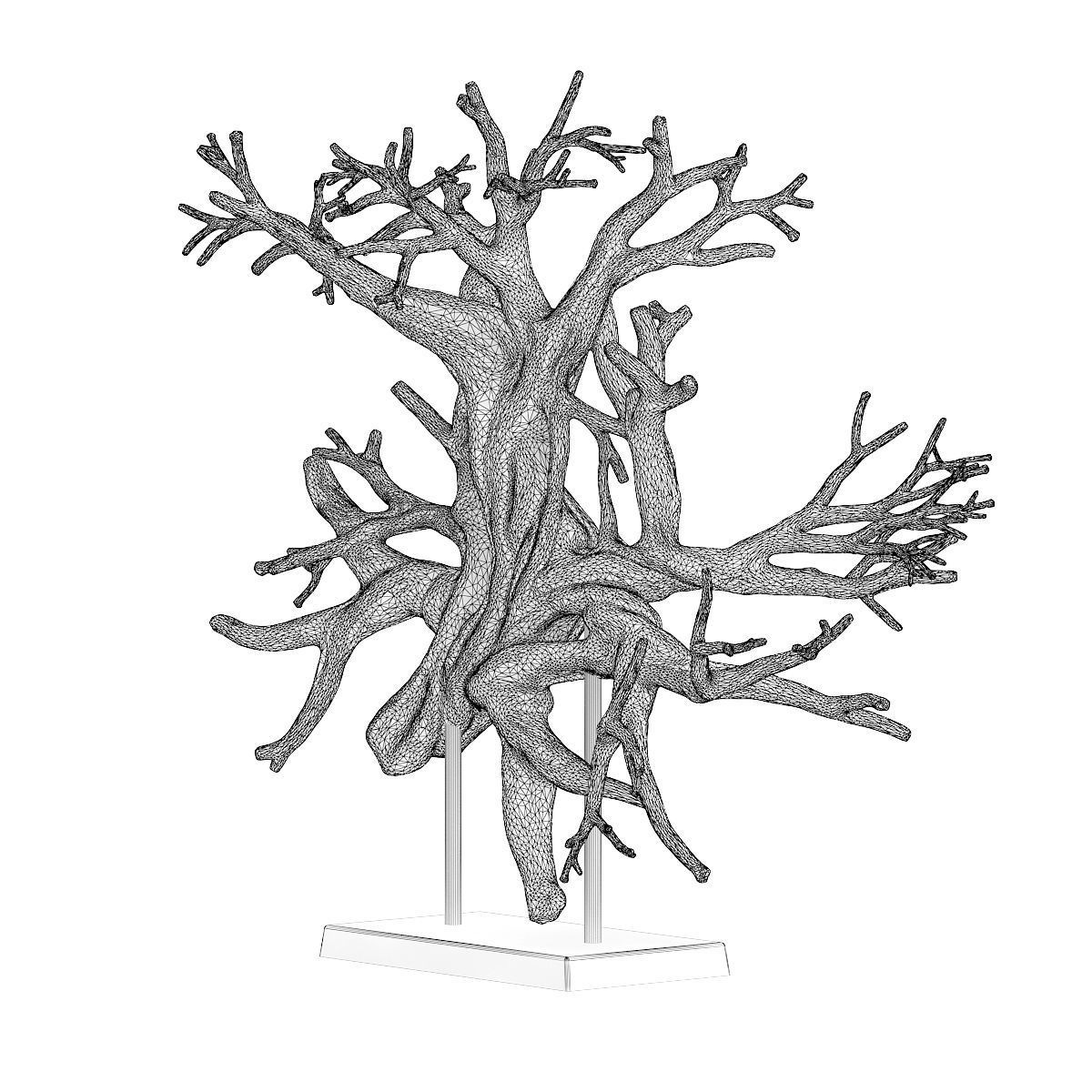 Tree Root Decoration 3D model_3