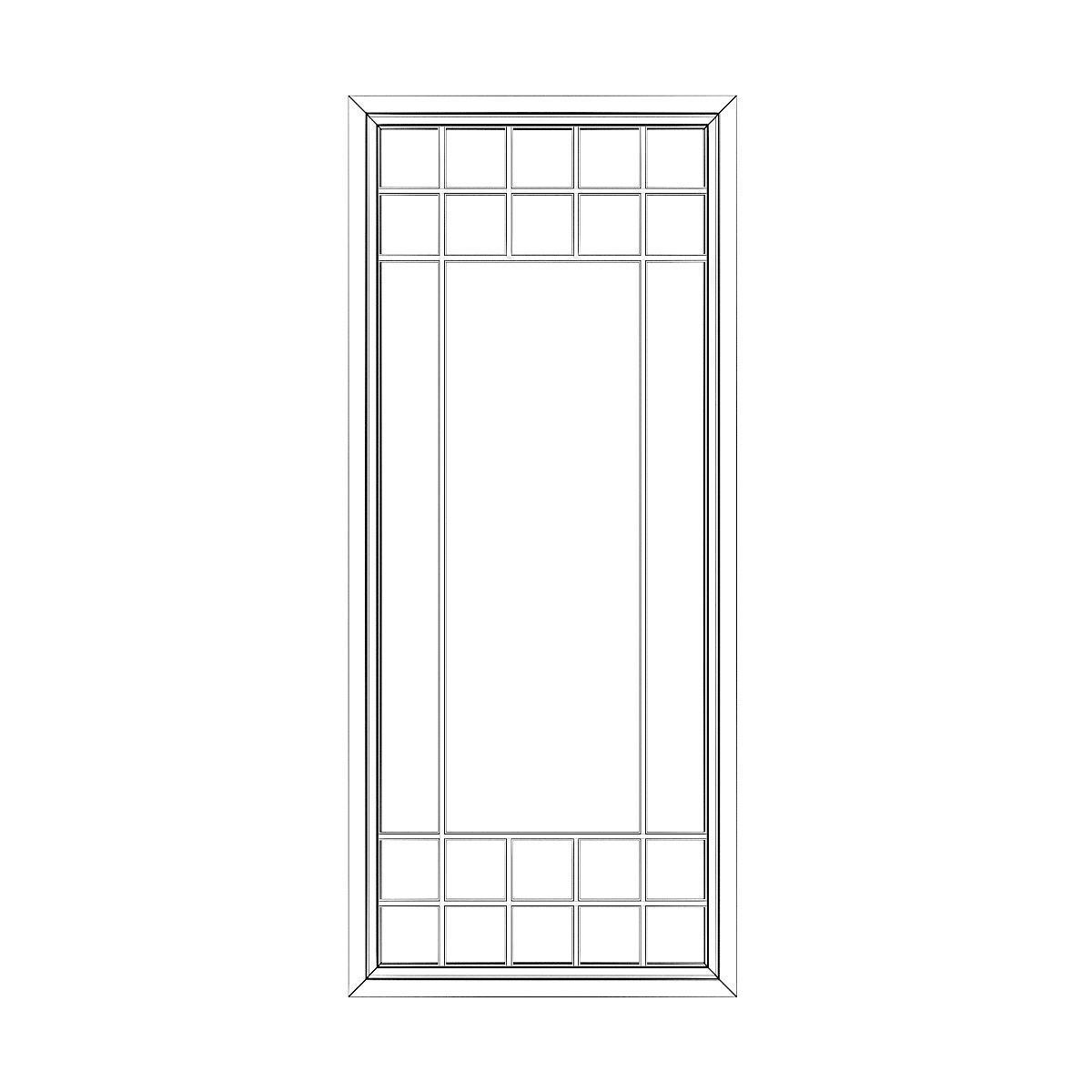 White Window 15 3D model_5