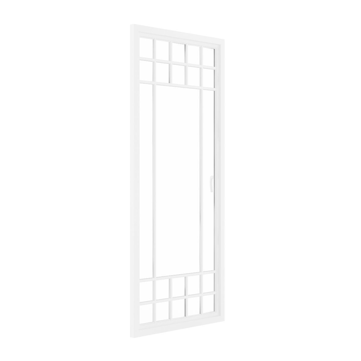 White Window 15 3D model_3