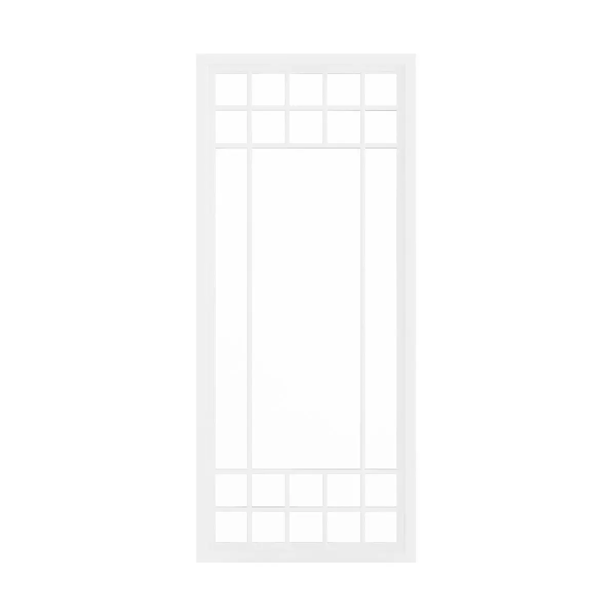 White Window 15 3D model_0