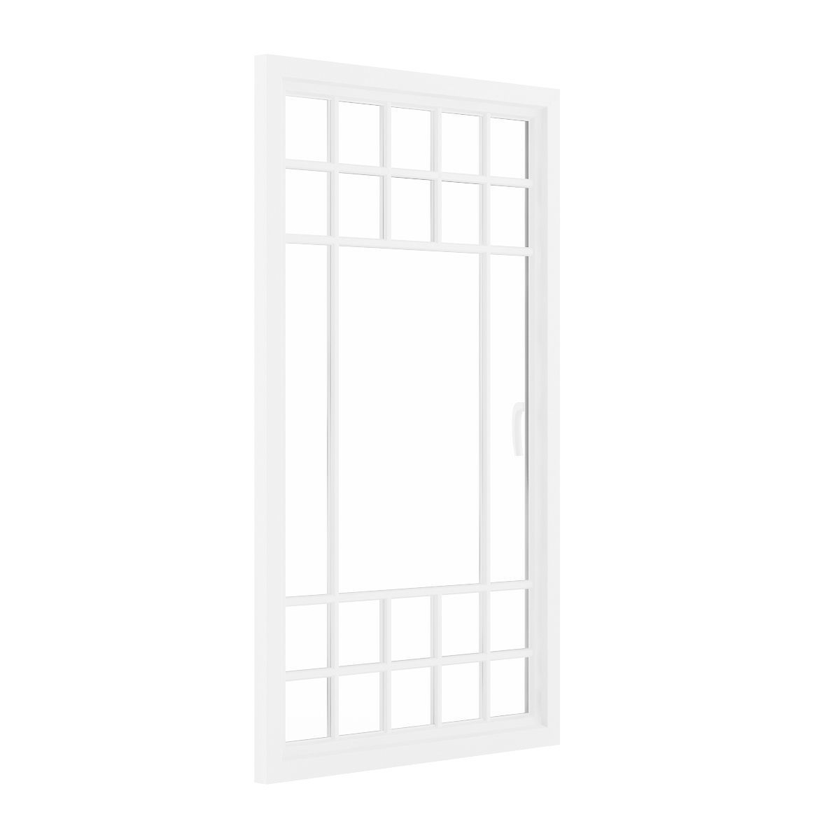 White Window 13 3D model_3