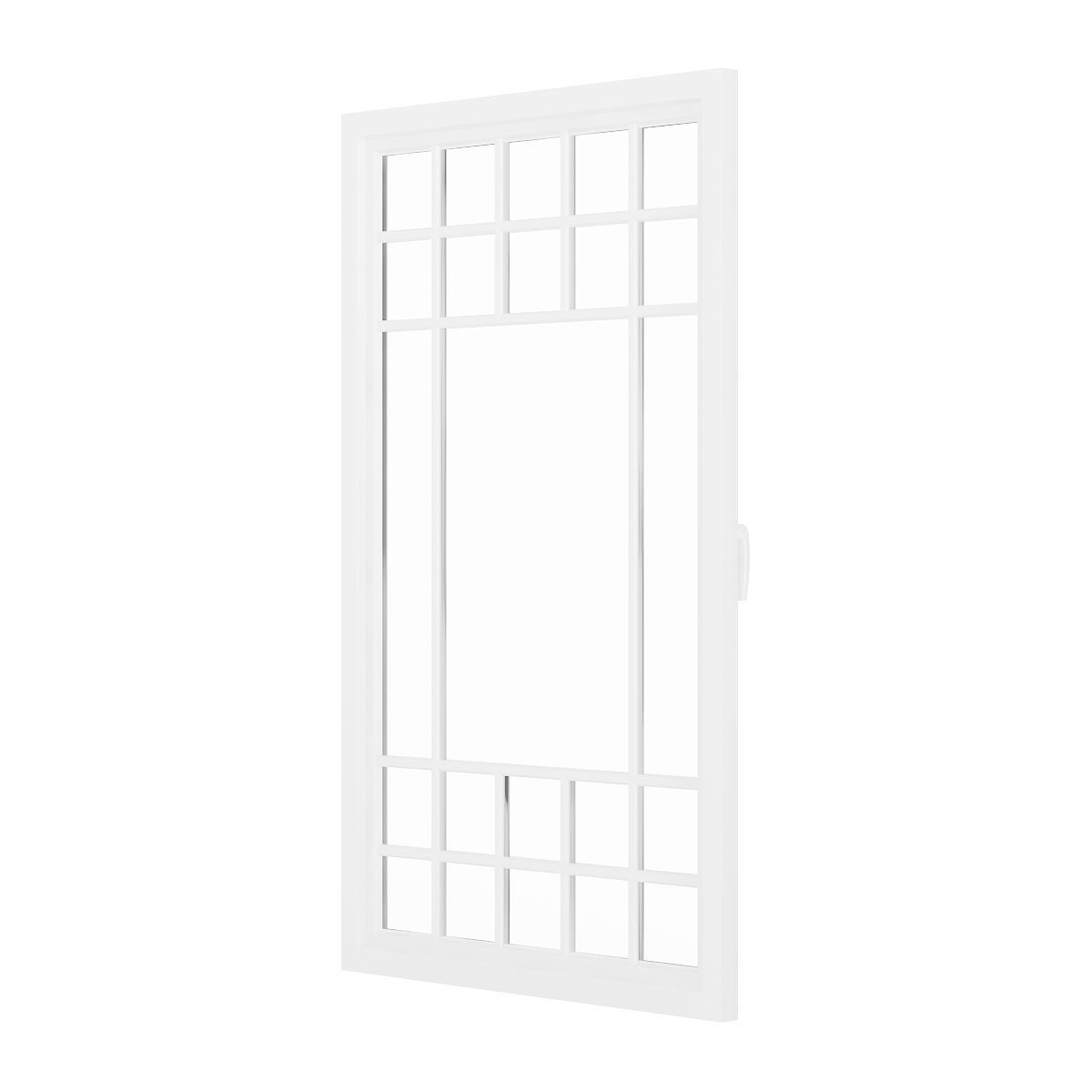 White Window 13 3D model_2