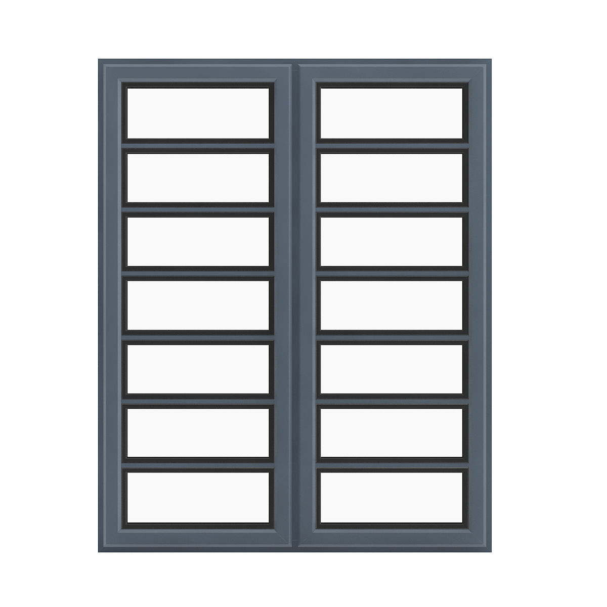 Metal Window 11 3D model_1