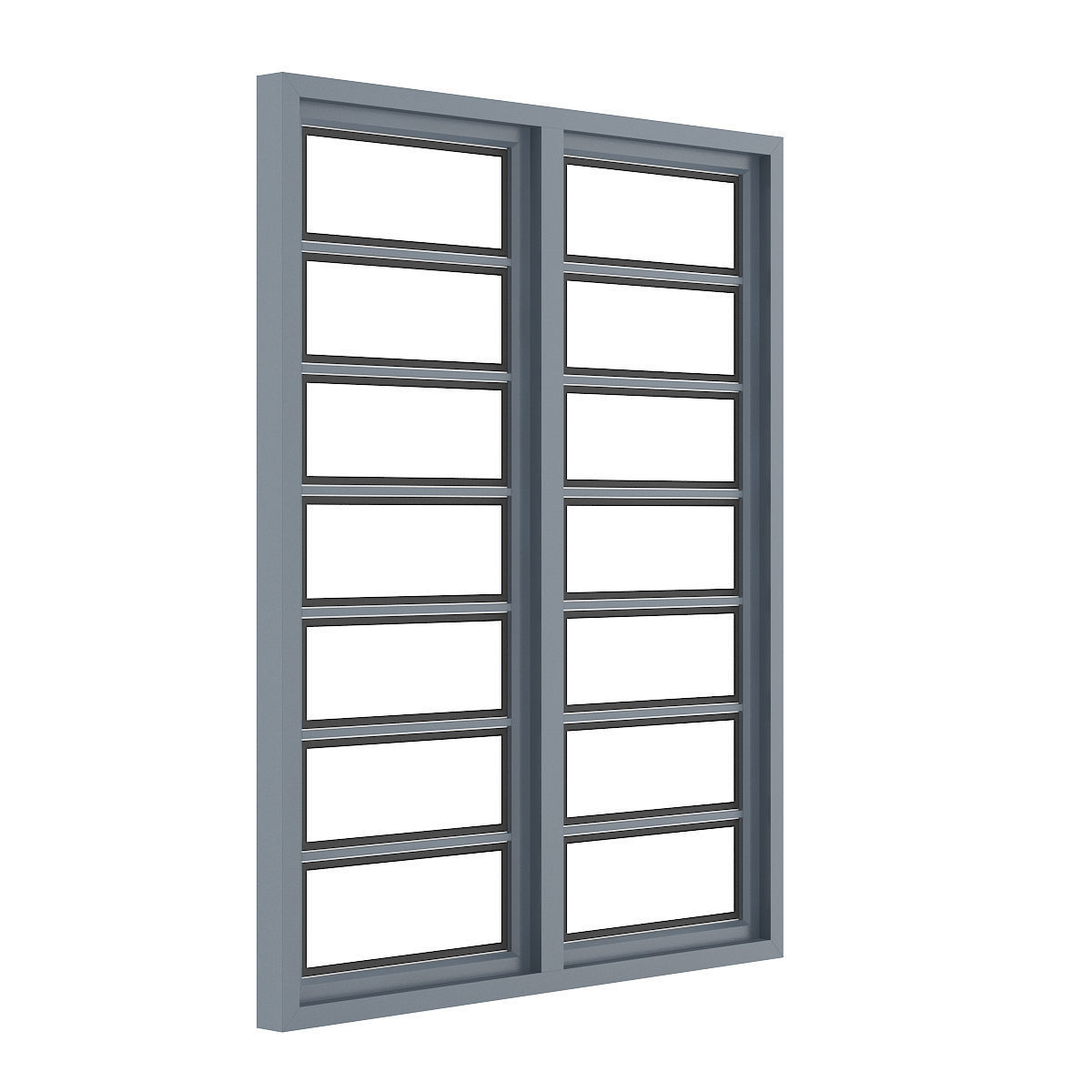 Metal Window 11 3D model_2