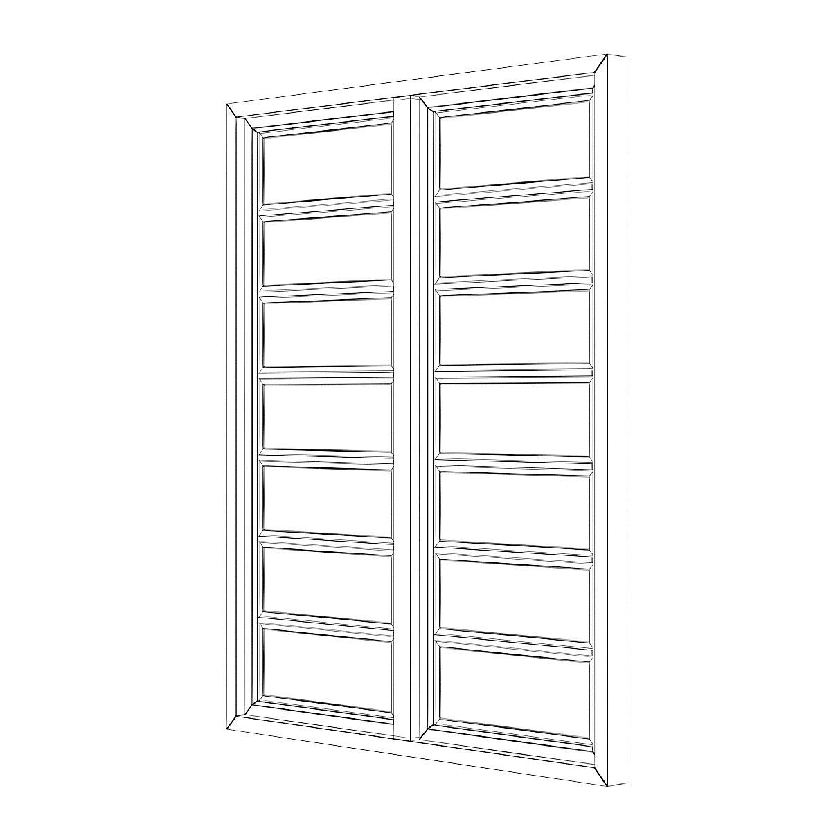 Metal Window 11 3D model_7