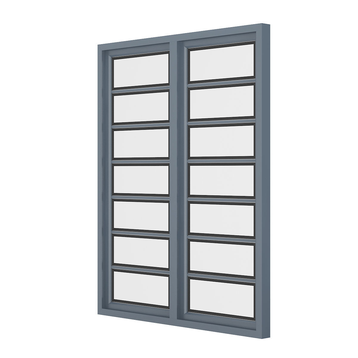 Metal Window 11 3D model_3