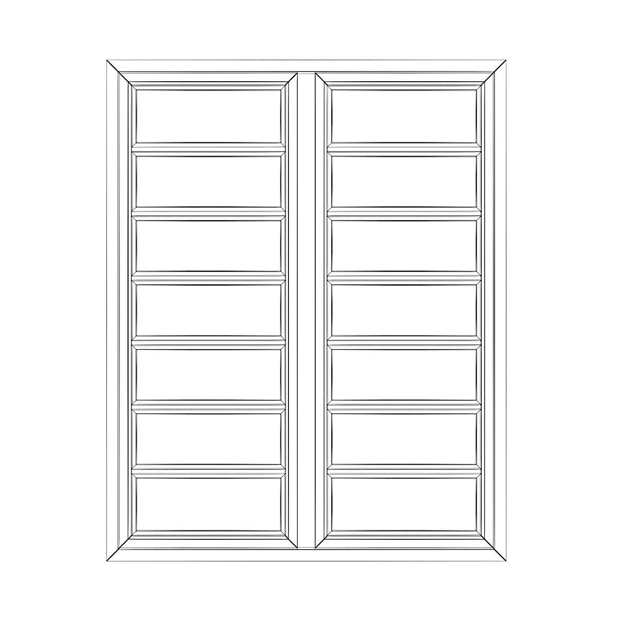 Metal Window 11 3D model_5