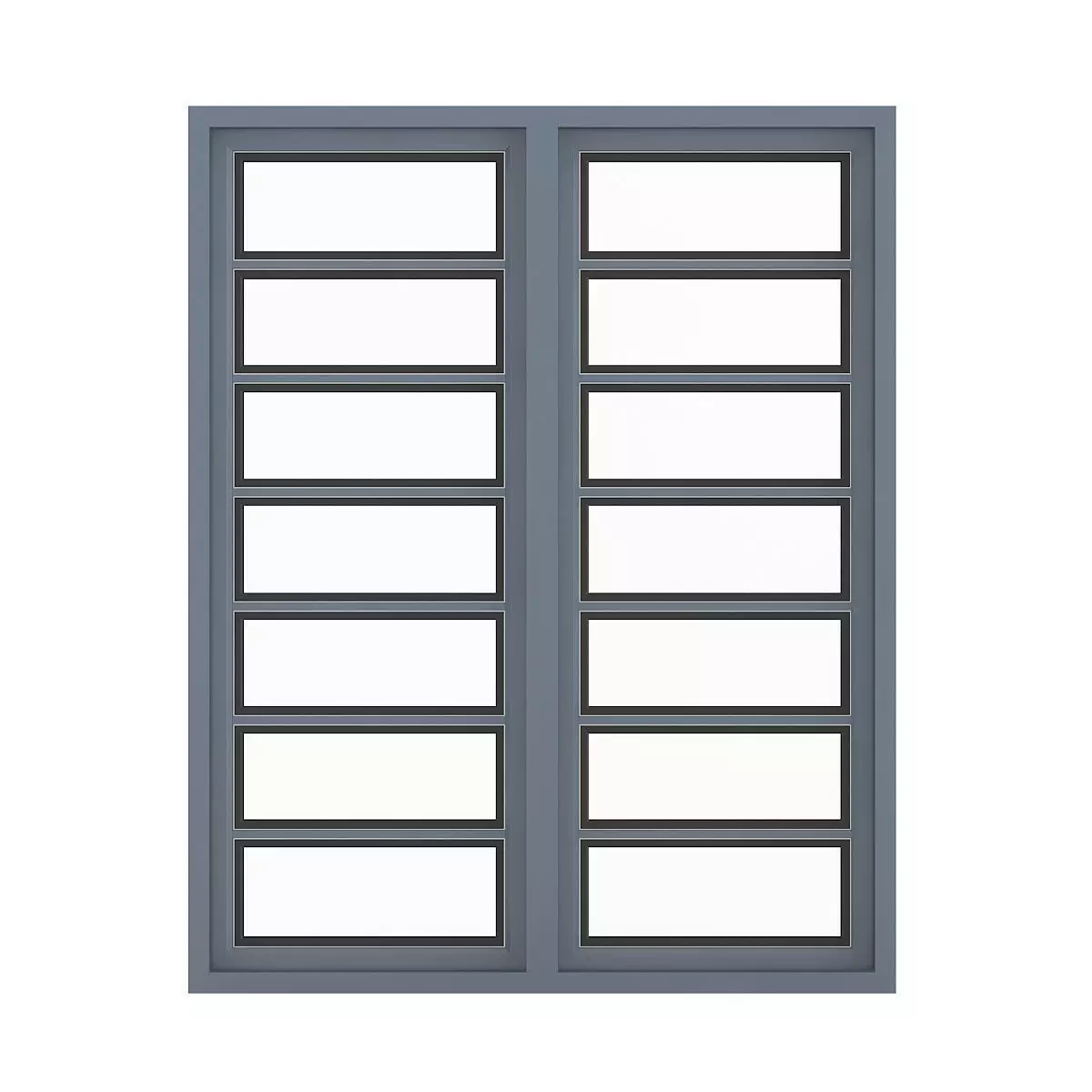 Metal Window 11 3D model_0