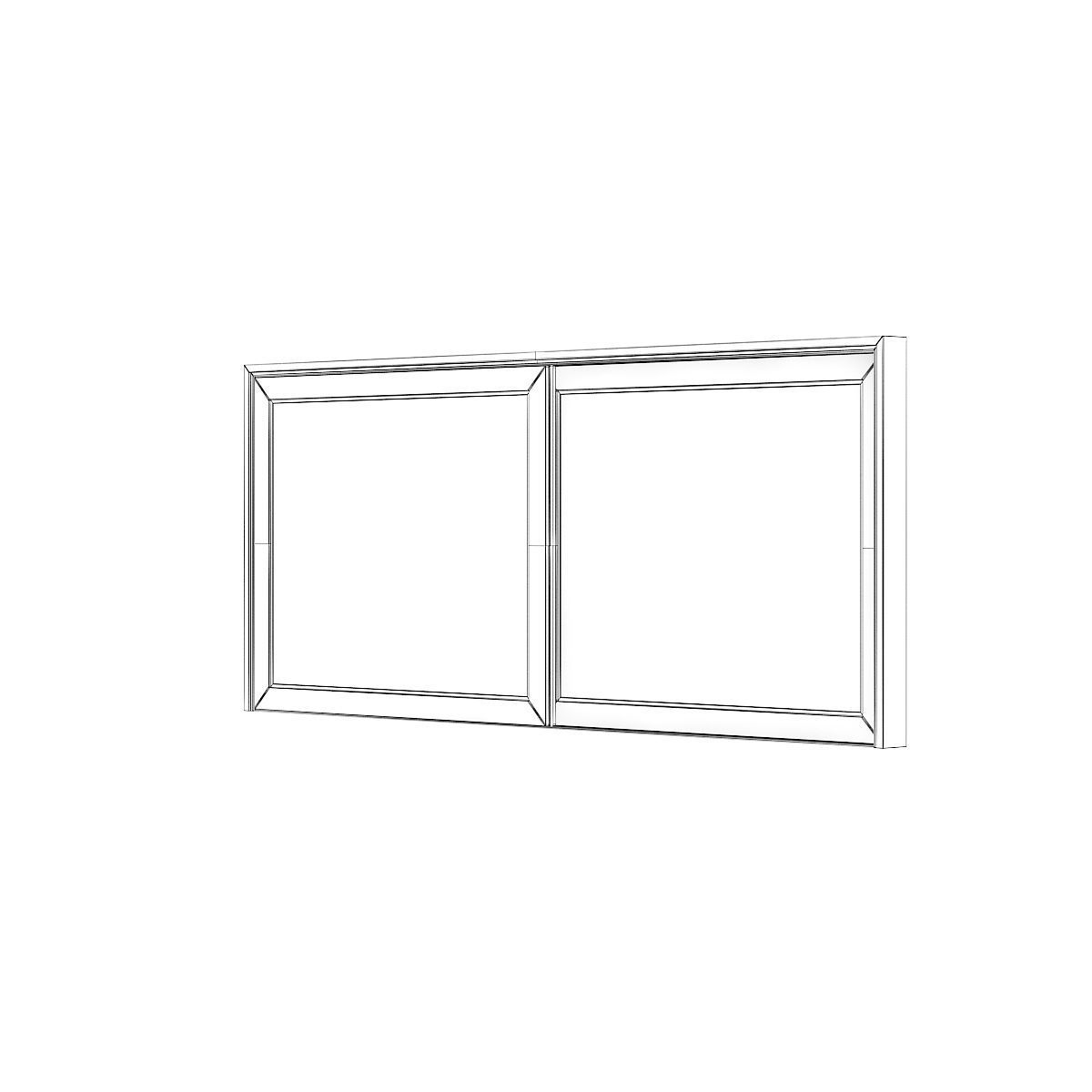 Metal Window 09 3D model_7
