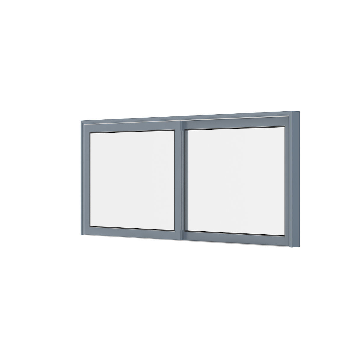 Metal Window 09 3D model_3