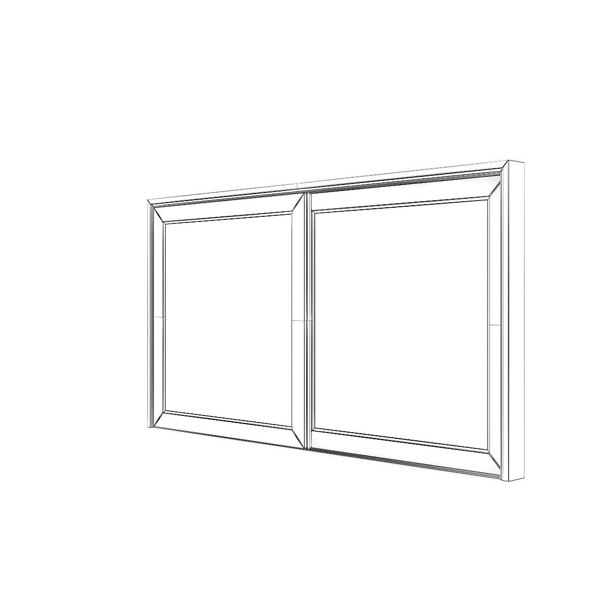Metal Window 08 3D model_7
