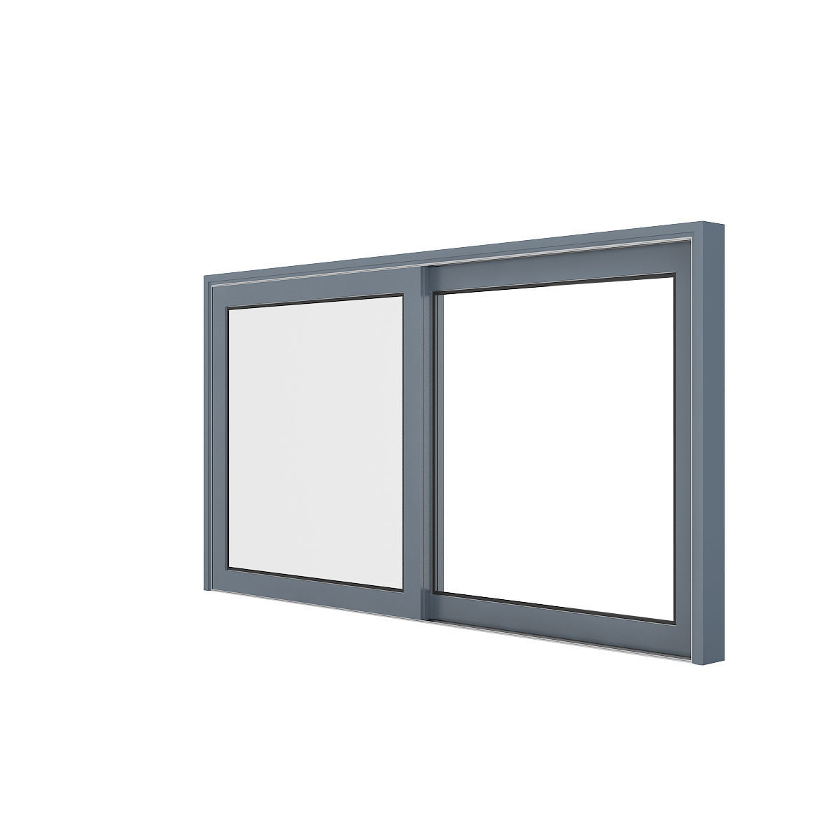 Metal Window 08 3D model_3