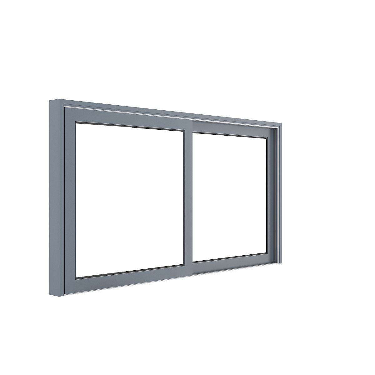 Metal Window 08 3D model_2