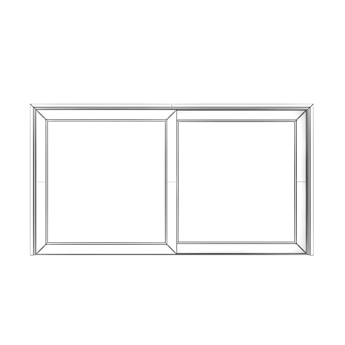 Metal Window 08 3D model_5