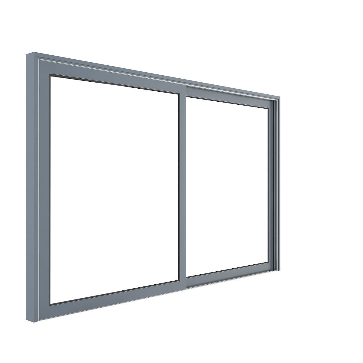 Metal Window 07 3D model_2