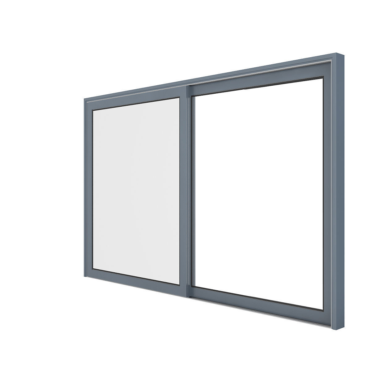 Metal Window 07 3D model_3