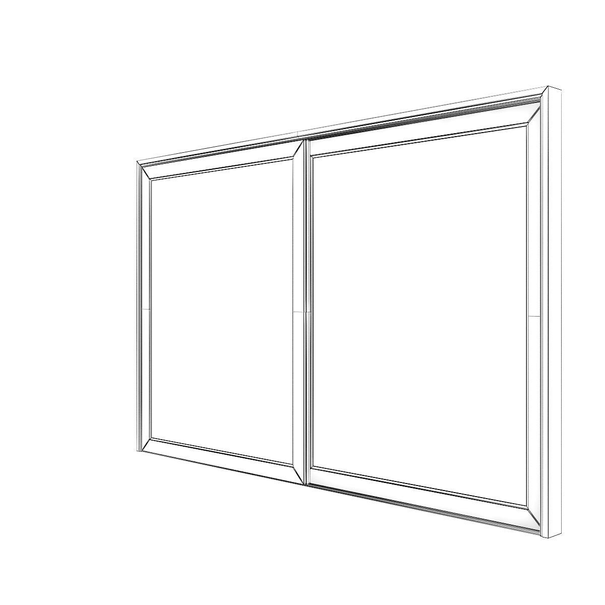 Metal Window 07 3D model_7