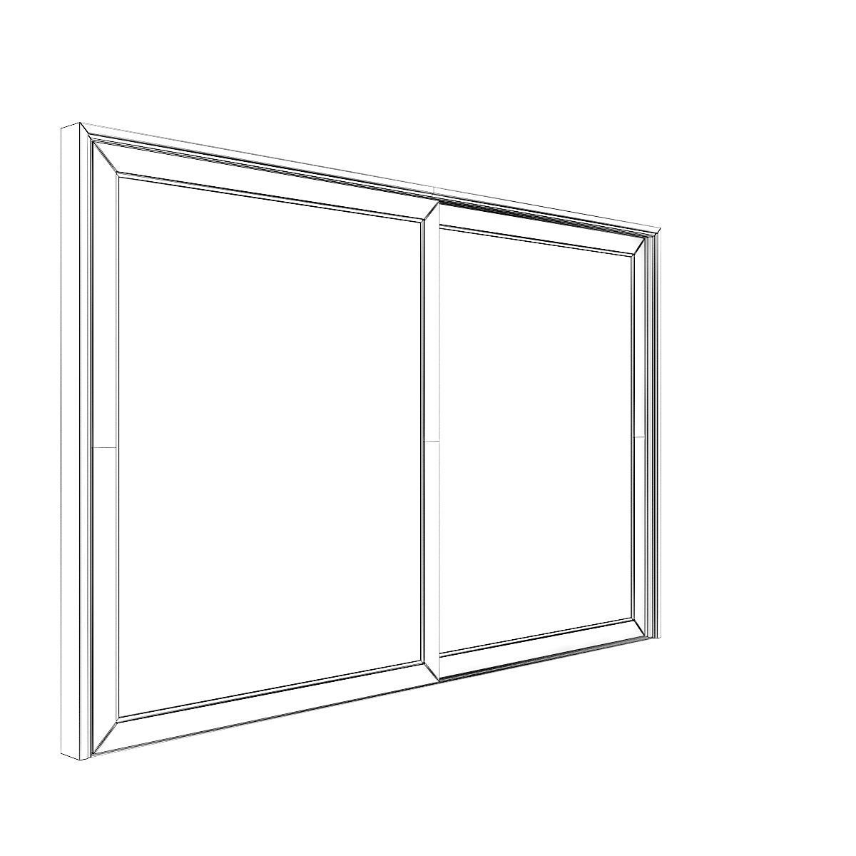 Metal Window 07 3D model_6